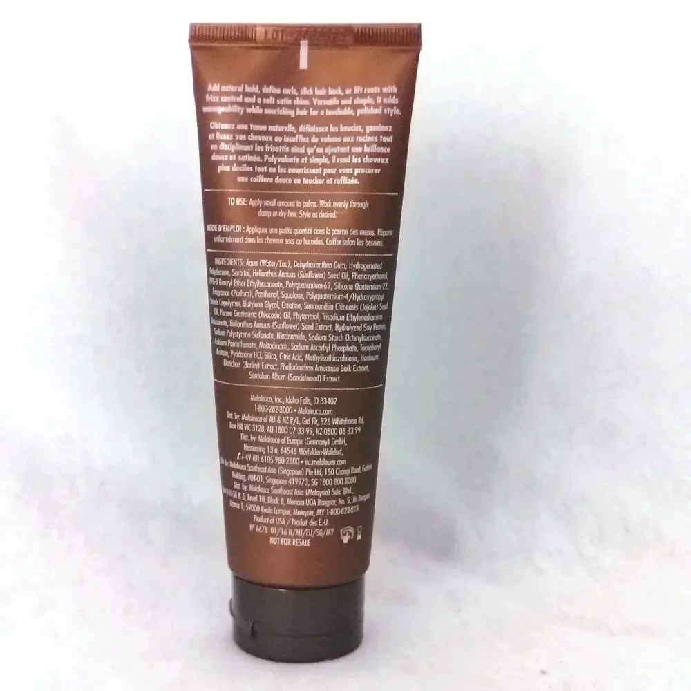 Melaleuca SEI BELLA Soft Hold Styling Cream 4 OZ Styling Aid Prep New Sealed
